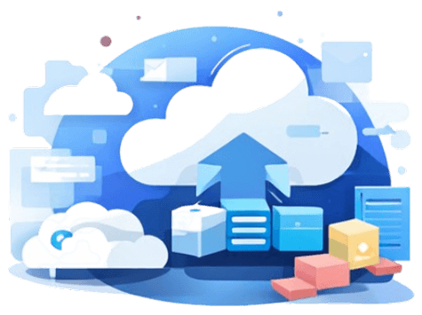 Cloud and DevOps architecture illustration