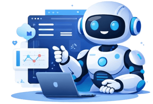 AI and process automation illustration