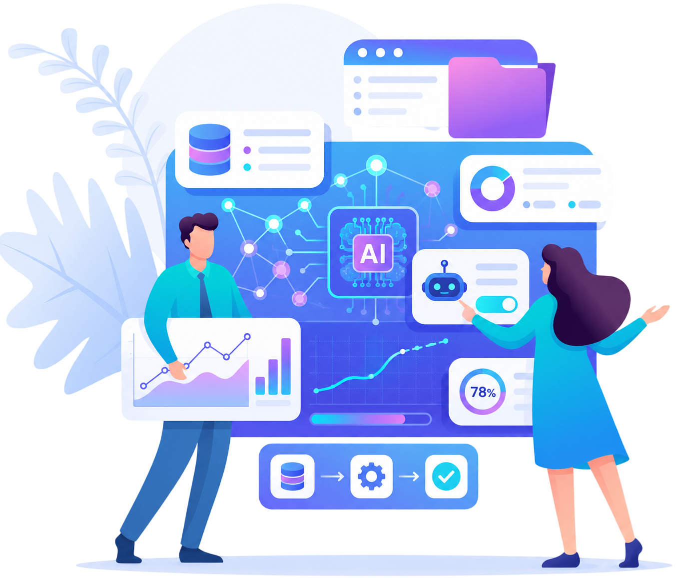 AI systems and machine learning workflows